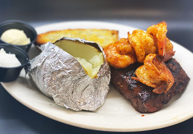 Steak and Shrimp